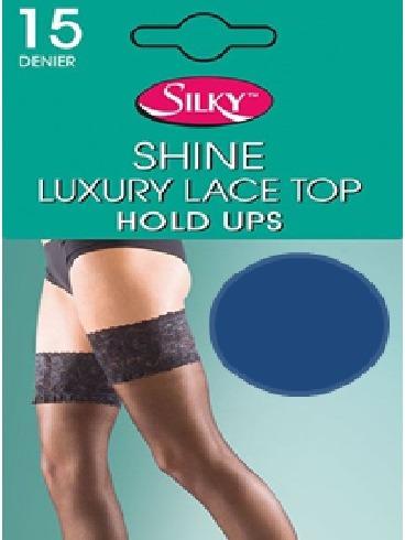 Women's Lace Top Hold Up Stockings in Black, Nude, Blue, and White Sizes 8 10 12 14 16 18 20 22 Plus - Womenswear, Underwear Lady Women Comfort Basic Minimalist Outfit Chic Elegant Floral Leg Medium Navy Sheer Sock 7