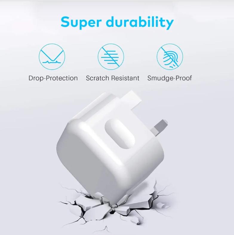 20W USB-C Fast Charging Travel Charger with Foldable UK Plug for Smartphone and Electronic Devices - Portable and Efficient - Adapter Android Cable Cellphone Mobile Folding Android Cable Cellphone Mobile Folding 1