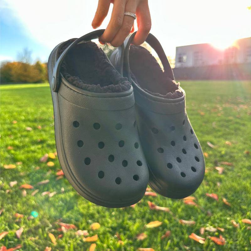 Stay Comfortable in Winter & Autumn with Harriet Fur-Lined Ladies’ Clogs – Ideal for Work, Casual, or At-Home Wear 1