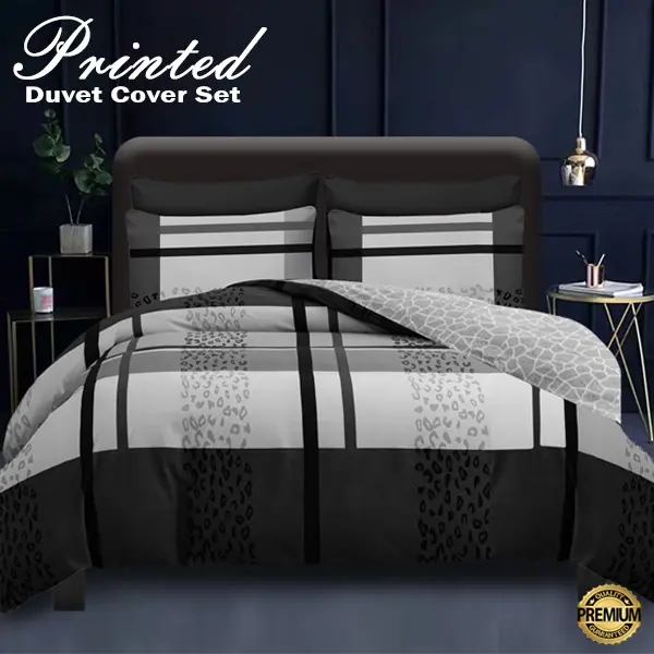 Dekoro Luxury Duvet Cover Set Single Double King and Super King Bedding Sets Reversible Breathable Quilt Cover Premium Ultrasoft Microfiber Duvet Sets with Fine Finish