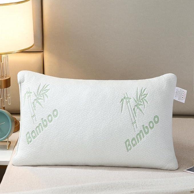 Product Introduction of Bamboo Memory Foam Pillows with Removable Cover, Medium Firm Support, Orthopedic Pain Relief Pillows 3