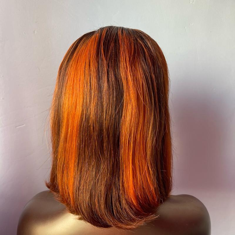 Colorful Bob wig inche 8 4