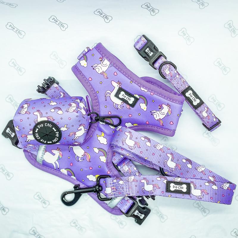 Daydreams and Unicorns Adjustable Dog Harness 8