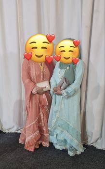 Product Review of Inayah Formal Partywear Pishwas Dress with Heavy statement Dupatta Pakistani suit Outfit from T**a c**y 0