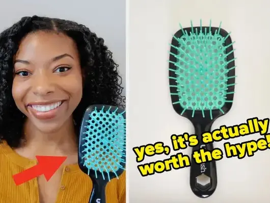 Detangling Hair Brush Wet Dry Hair Brush Kids Women Detangle Brush For Thick Hair, Curly, Straight & Natural Hair Haircare Heatless 6