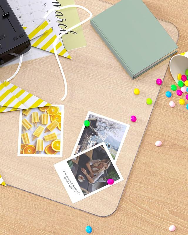 YSAGi Clear Desk Mat, Transparent Large Mouse Mat for Desk, Waterproof Clear Table Protector Desk Cover Mat, Non-Slip Desk Pad Desk Protector for Home and Office (90 x 43 cm) 6