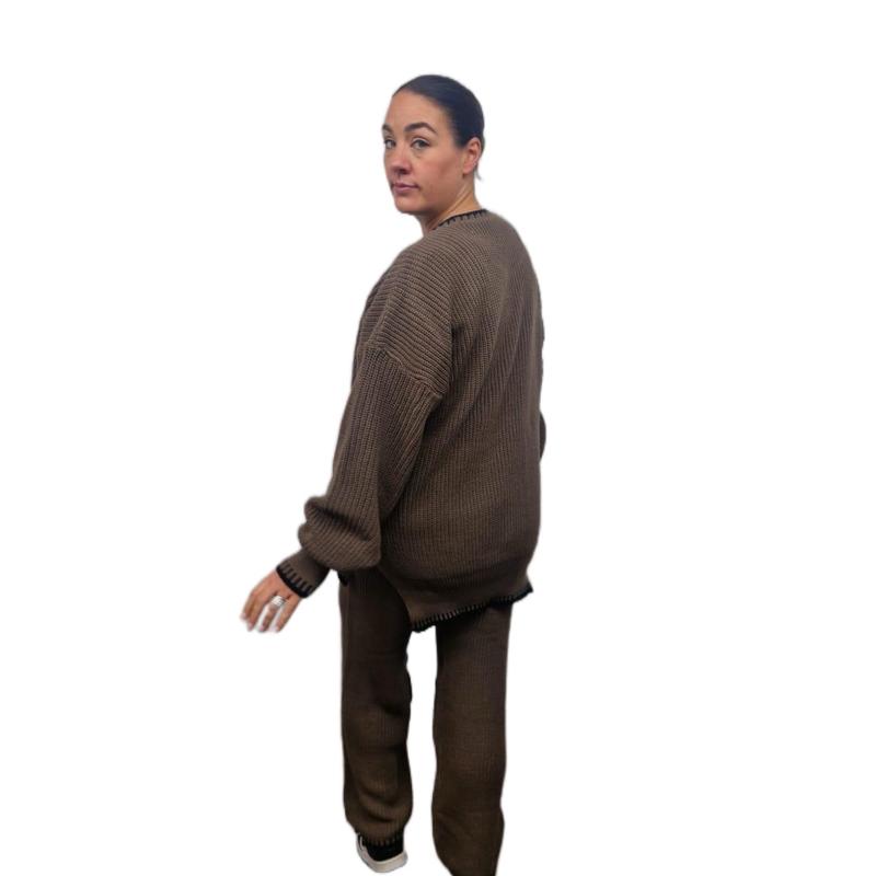 Women's Knitted Jumper Set - 2 Piece - Perfect for Winter - Knitwear, Womenswear 0