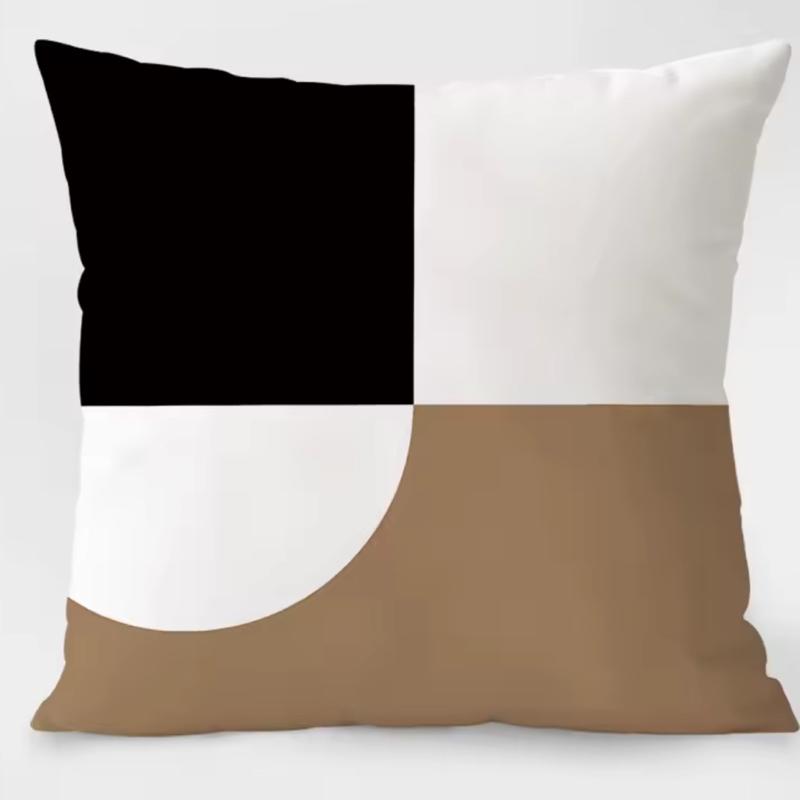 Simple Feministic Geometric Pillowcases for a Stylish Bedroom 6