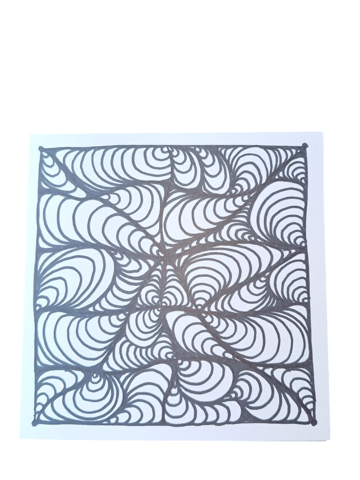 Doodles & Scribbled Mindful Greetings Card