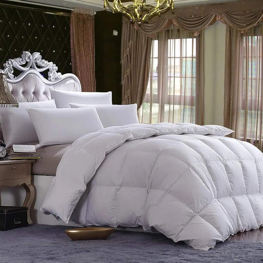 Northern Luxe Duck Feather 13.5 Tog and 15 Tog Filled Hotel Quality Duvets Quilt Fluffy - All Season White Duvet Insert-Luxurious Hotel Bedding Comforters