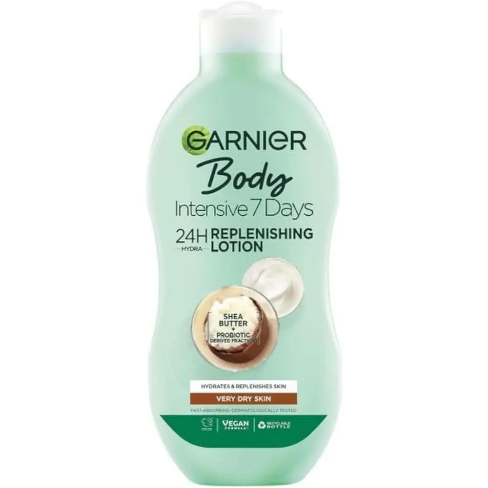 Garnier Intensive 7 Days Shea Butter Body Lotion Dry Skin, with glycerin - 400 ml