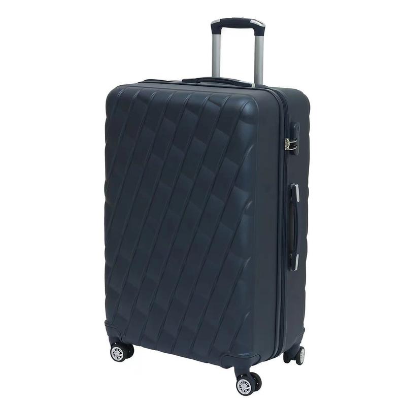 24" Medium Hard Shell Lightweight Suitcase Luggage ABS Trolley 4 Spinner Wheel 0