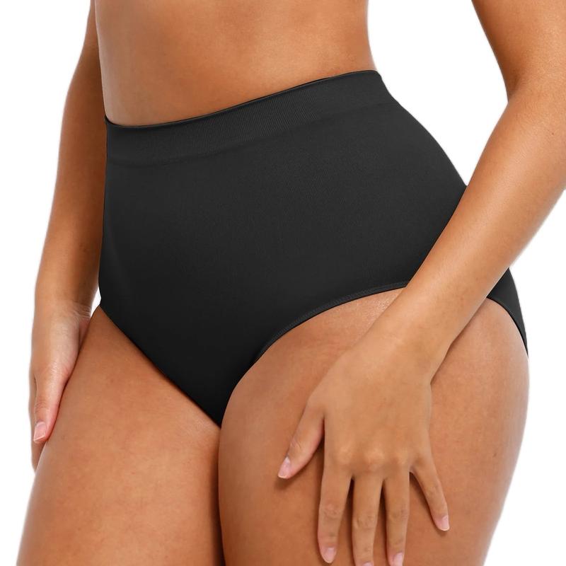 Tummy Control Pant Women's Seamless Shaper Full Panties with 3D Effect - Shapewear - Womenswear Compression Panty Comfort Sexy Basic Comfortable Nylon lingerie Elastic Soft Smooth Everyday Knitting Light Yarn 1