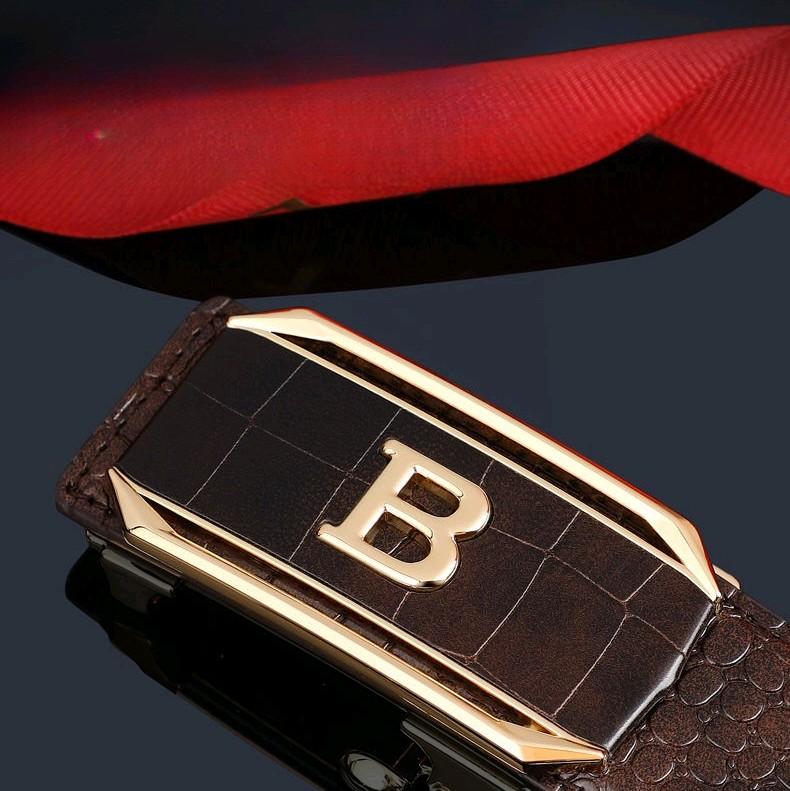Luxury Men's Genuine Leather Belt for Fashionable Style 5