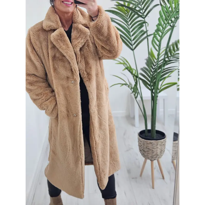 Oslo Faux Fur Coat Long (One Size) - (choose your Colour) 3