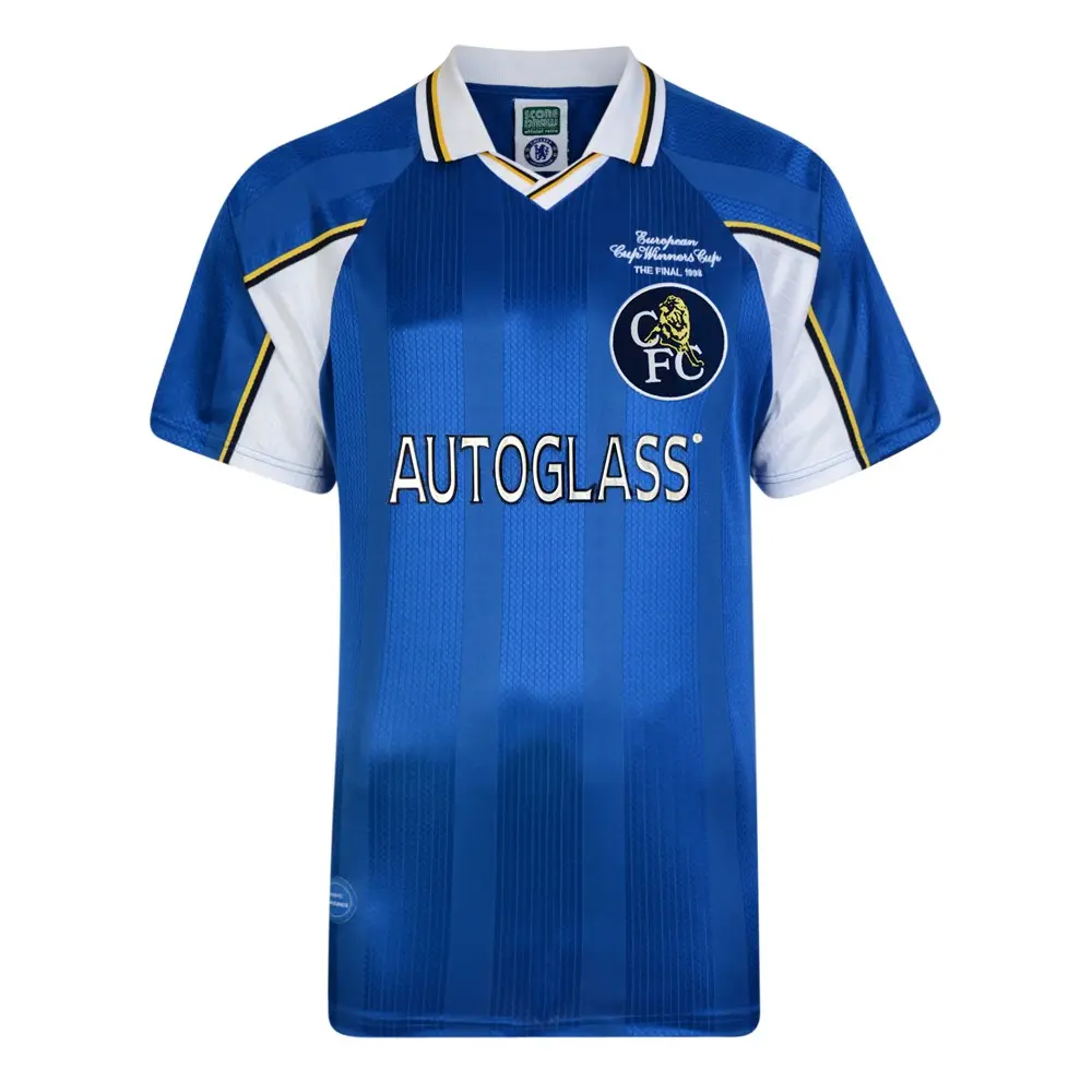 Chelsea 1998 ECWC Final Retro Football Shirt .