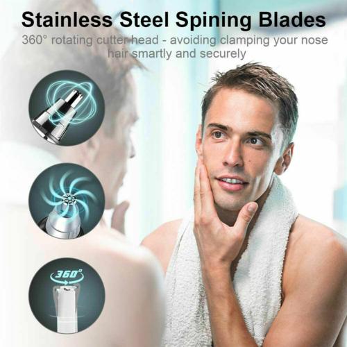 Product Introduction of Mens Rechargeable Hair Beard Eyebrow Ear Nose Shaver Trimmer Kit - 4 Functions - Comfort 4
