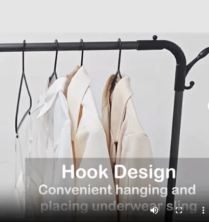 G.S 100 Pack Black Plastic Adult Hangers, Space Saving Hanger Coat Hanger with Hook for Suspenders, Suits, Outerwear Lightweight Organiser Hanging 5