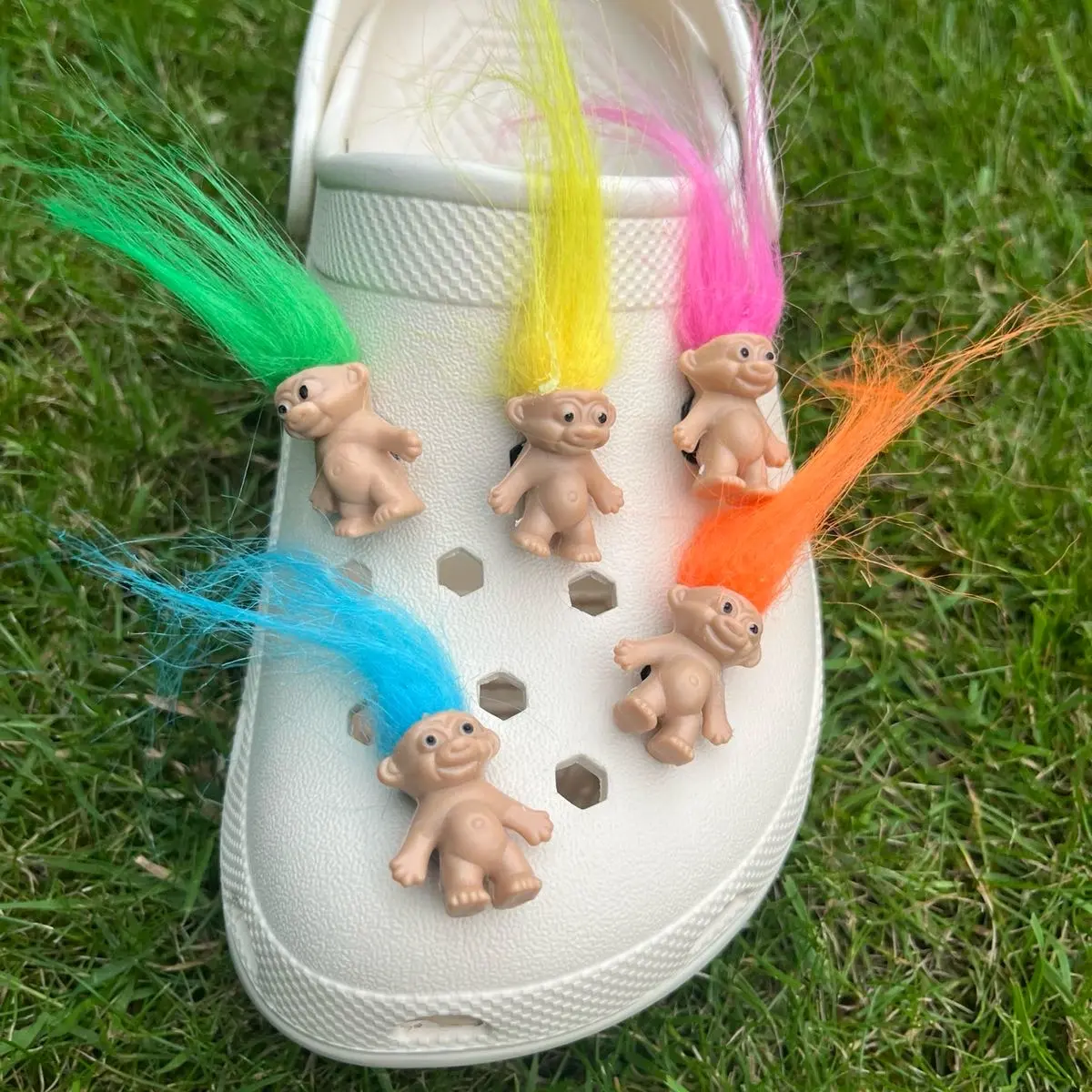 3D Troll croc charms