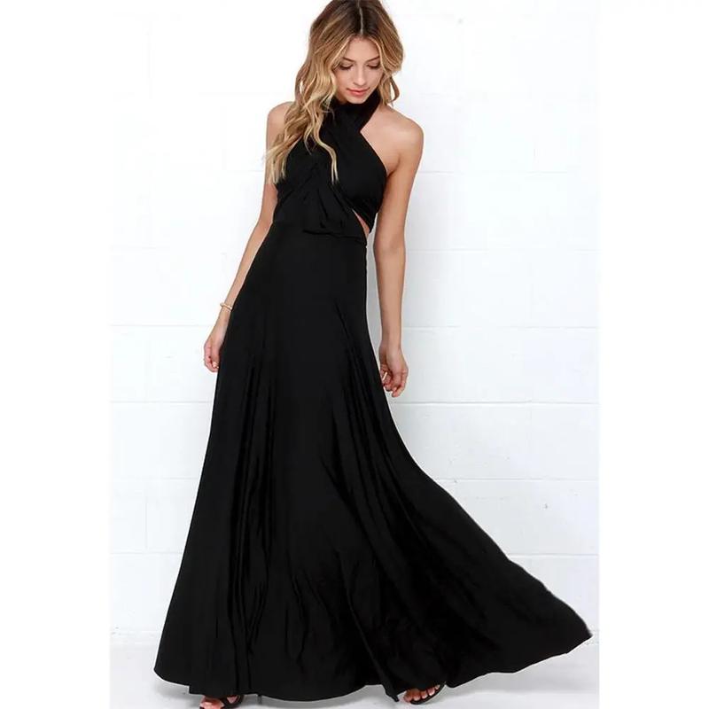 Product Introduction of Sexy Women Multiway Wrap Convertible Boho Maxi Club Red Dress Bandage Long Dress Party Bridesmaids Infinity Robe Longue Femme 4