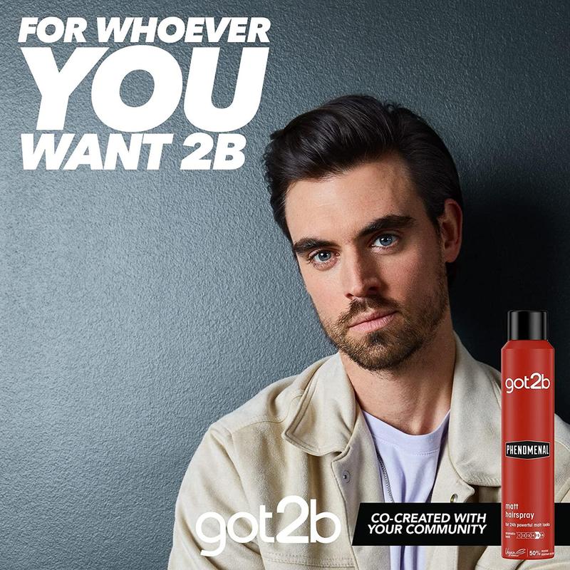 got2b PhenoMENal Finishing Hairspray, Strong Hold for Fuller Hair, Natural Finish, Vegan, Silicone Free 200 ml, 3 Pack 5