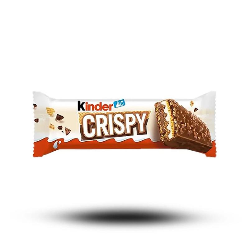 Kinder Crispy, wafer filled with milk and hazelnut cream covered in chocolate 34g (Pack of 14) - Box Deal - Limited Edition | 1