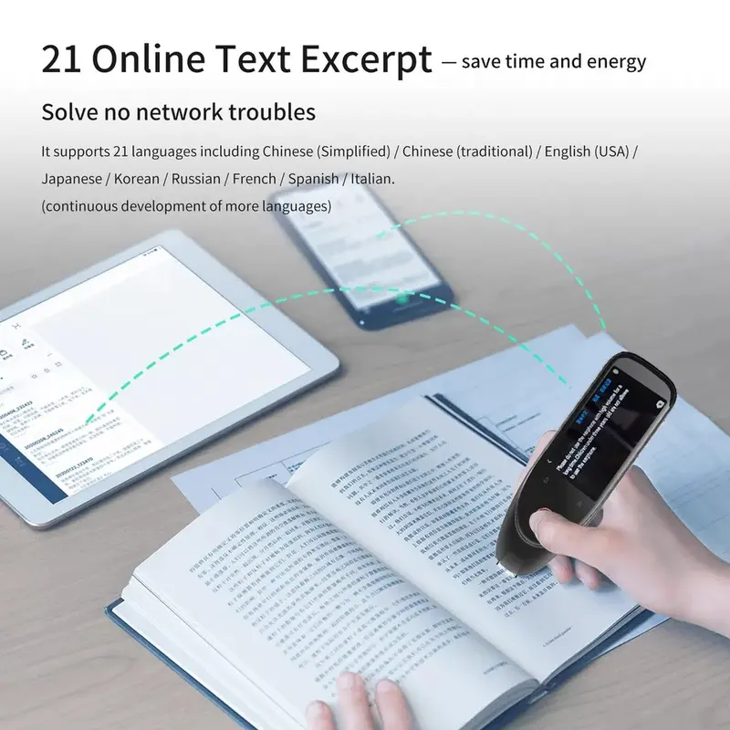 Dictionary Translation Pen Text Scanning Reading Translator 2
