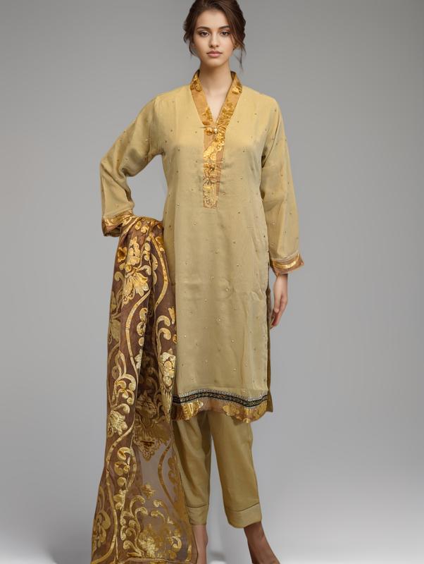 Beautiful Pakistani Chiffon Kameez and Trouser Suit Comfort Dress Womenswear Clothing Elegant 2