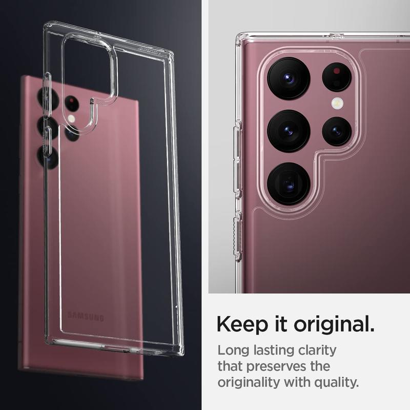 Ven-Dens Samsung Galaxy S22 Ultra / S22+ / S22 TPU Clear Case Protective Cover with Reinforced Corners – Clear Accessories Protection Casing Shockproof Cellphone Smartphone Phonecase Devices Luxury Silicone Transparent Handheld Protective Case Rubber 7