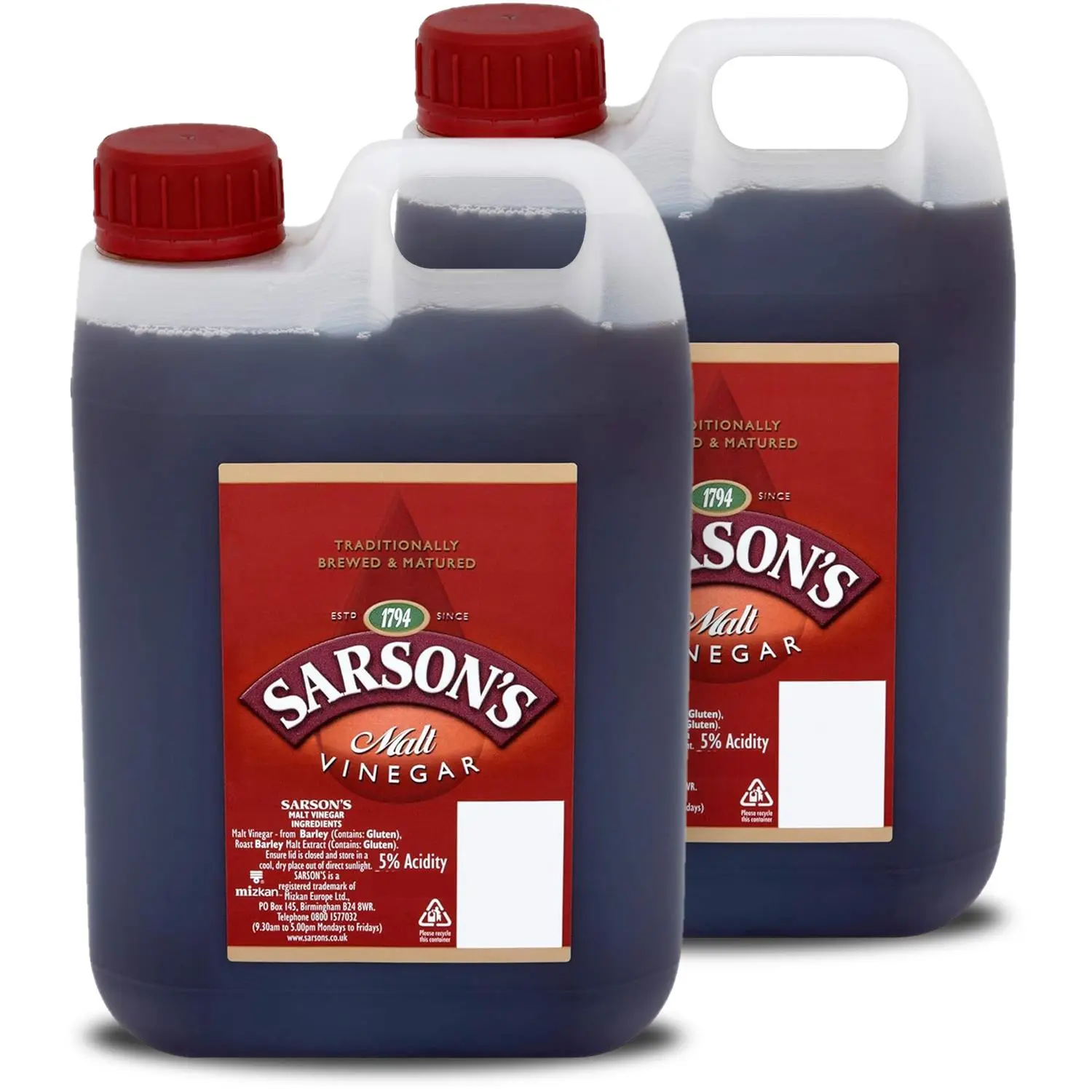 Sarson's Malt Vinegar 2x5ltr