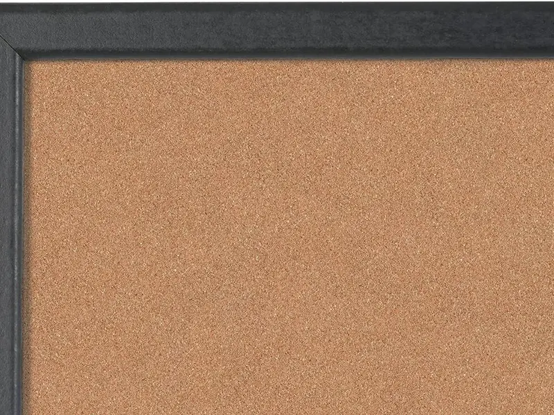 Office Cork Notice Board 60 x 40 cm, Black 5