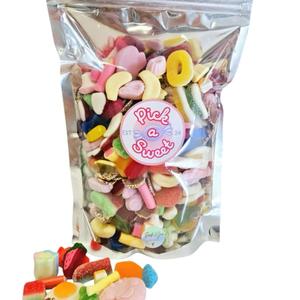 Pick-YOUR-Sweet -Custom Sweets Pick N Mix. add minimum of 3 fillings to basket. Each filling is 200g, Candy Bonbon