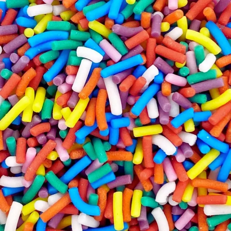 DWS Mixed Sugar Strands Sprinkles - 1kg of Bright Cake Sprinkles Toppers Decorations, Bakestable, Funfetti, Vegan 1kg 4