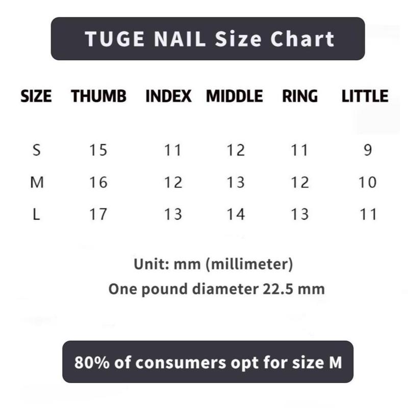 Product Introduction of Top-Tier Quality Manicure, TUGE NAIL Blossom Series 100% Handcrafted Press On Nails Nail Art, Cat's Eye Effect, French Tip Nail, Reusable, Long-Lasting, Eco-Friendly, DIY Manicure, Variety of Designs & Sizes Nail Care Nail Polish Cutics Cosmetic 2