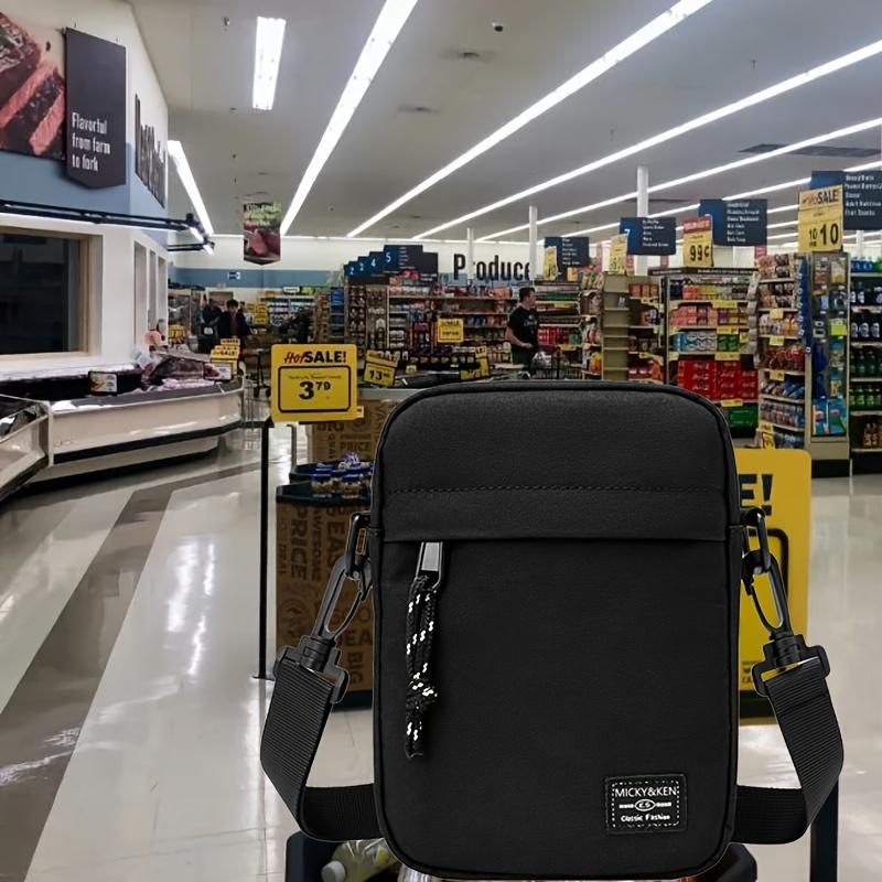 Product Introduction of Men's Small Bag, Shoulder Small Satchel Bag, Tide Brand Slant Cross Small Backpack, Lightweight Boys Messenger Bag for retail stores, boutique and supermarkets 5