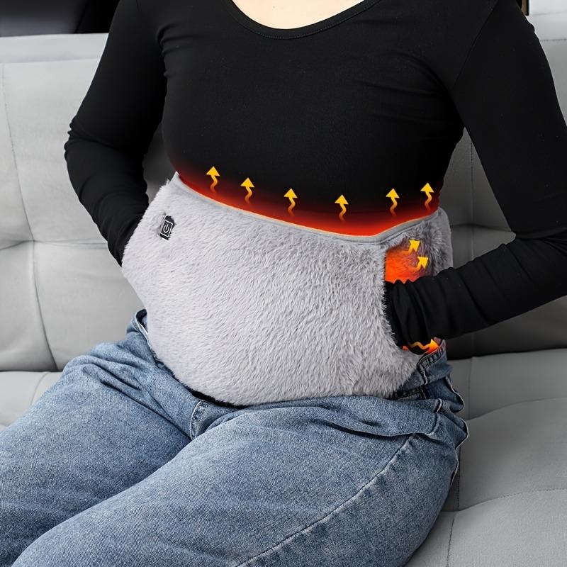 Product Introduction of One-Size-Fits-Most USB Rechargeable Hand & Waist Warmer Belt with 3-Speed Adjustable Temperature Control, Soft Crystal Velvet, Easy to Clean and Hand Washable 2