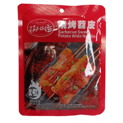 KLKW Sweet Potato Wide Noodle BBQ 140g