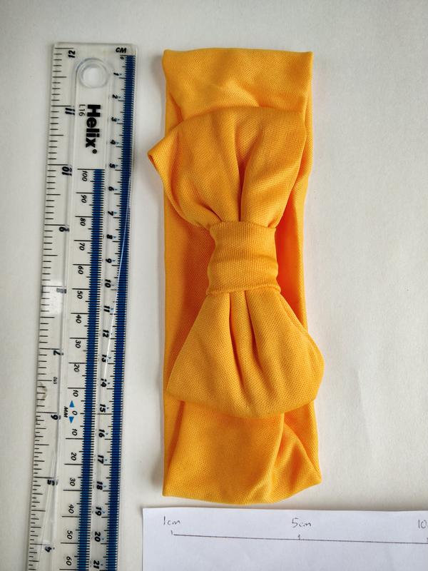 Soft and stretchy headbands hairbands headdress with large bow for baby girls and toddlers. Plain colour. 8