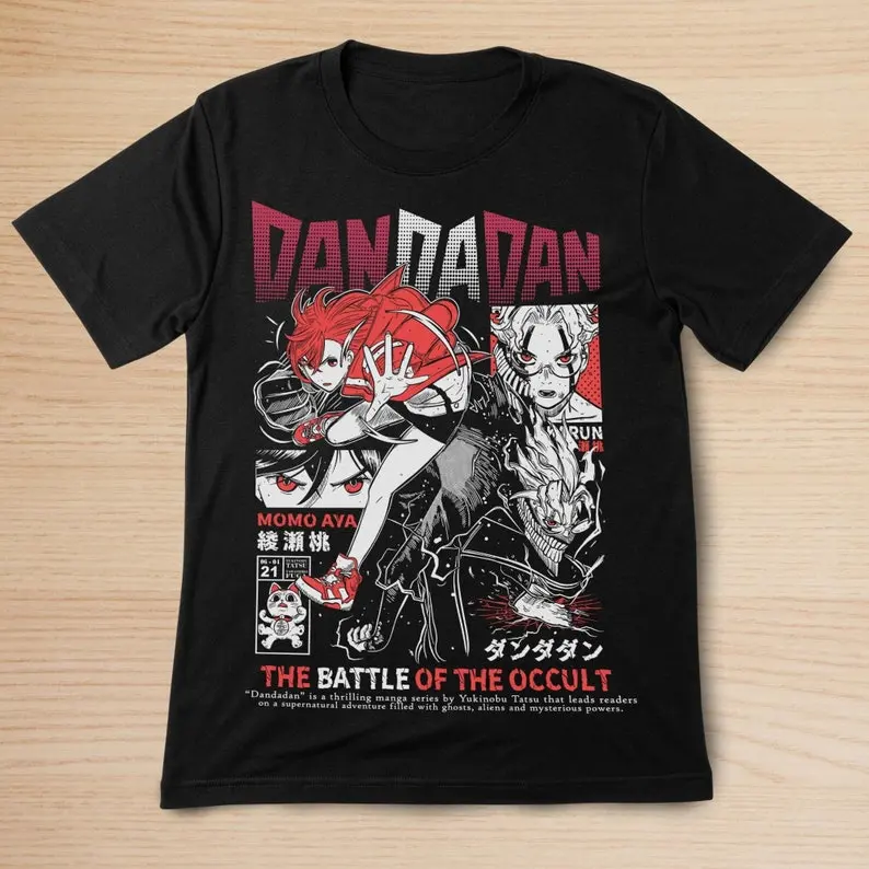 Dandadan - Occult Manga T-Shirt, Anime Shirt, Anime Vintage , Anime Lovers Shirt, Graphic Anime Tee, Manga Shirt
