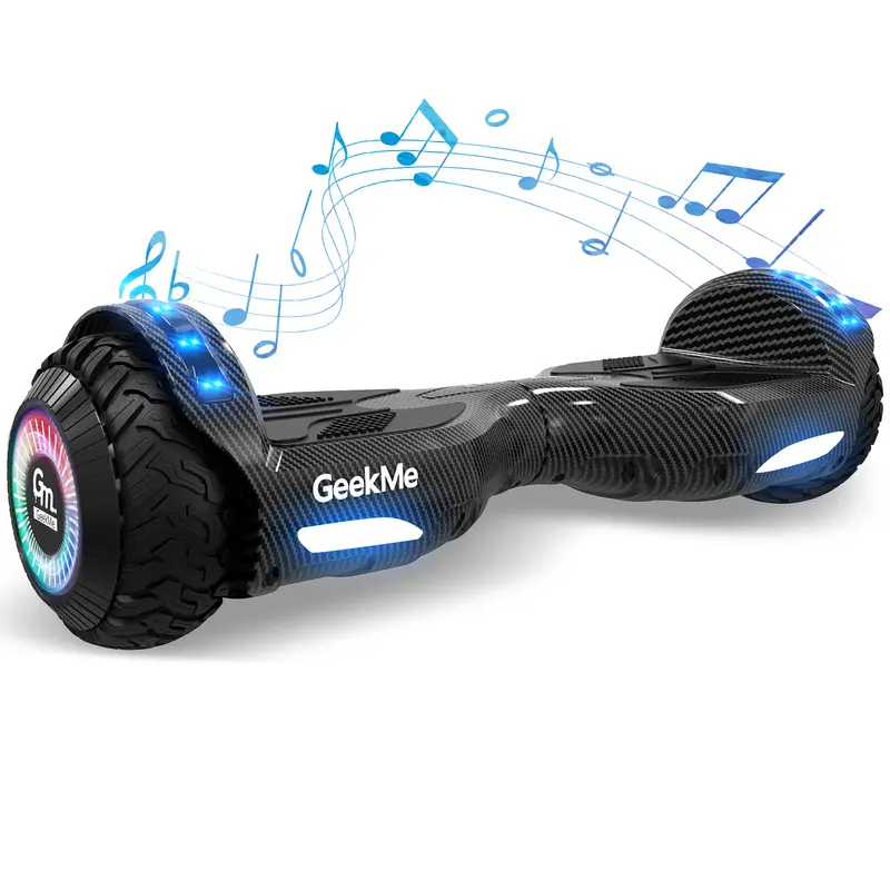 Hoverboards 6.5 inch, self-balancing hoverboards with LED light, smart Bluetooth, self-balancing system 0