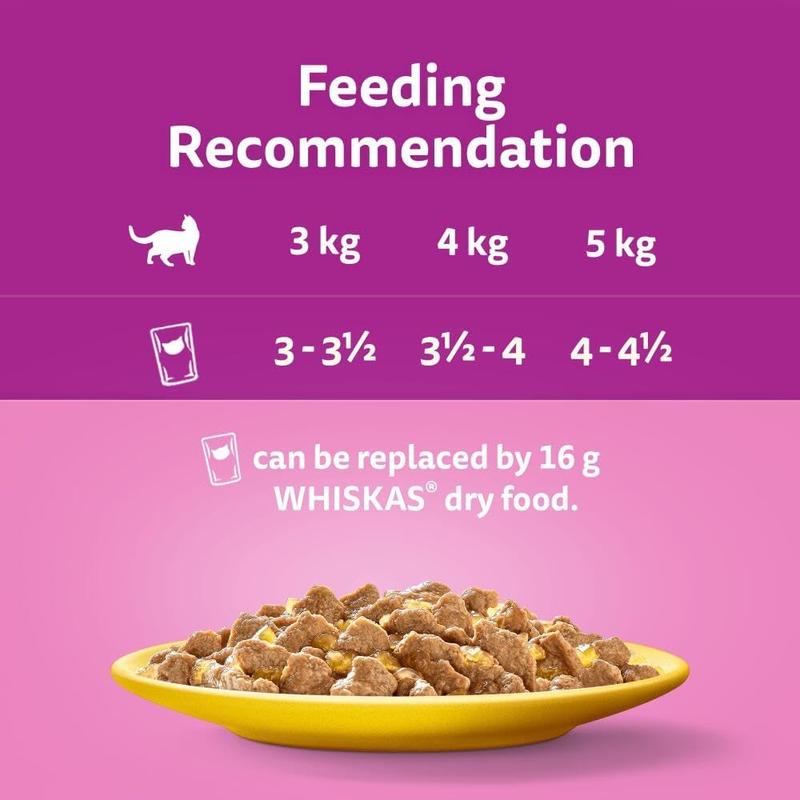7+ Senior Cat Food Poultry Selection in Jelly, 85 g (Pack of 40), Packaging May Vary 7