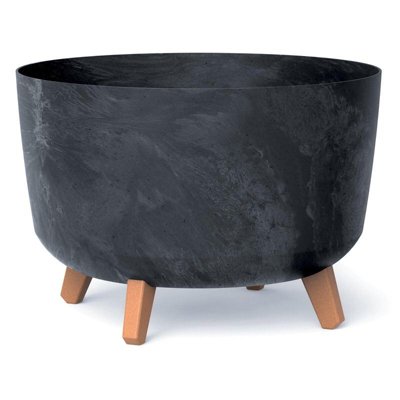 400mm Round Gracia Flower Pot with Case - 7