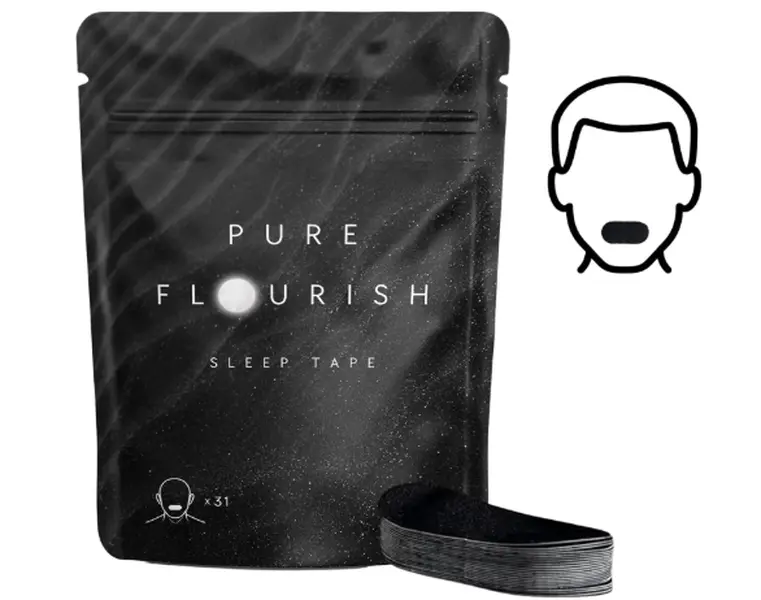 Premium Mouth Tape for Sleeping- Gentle, Hypoallergenic Mouth Sleep Tape for Improved Nasal Breathing and Reduced Snoring- Stop Snoring Aids for Women & Men- Mouth Strips for Sleeping- 30 Pcs Comfort Skincare 0