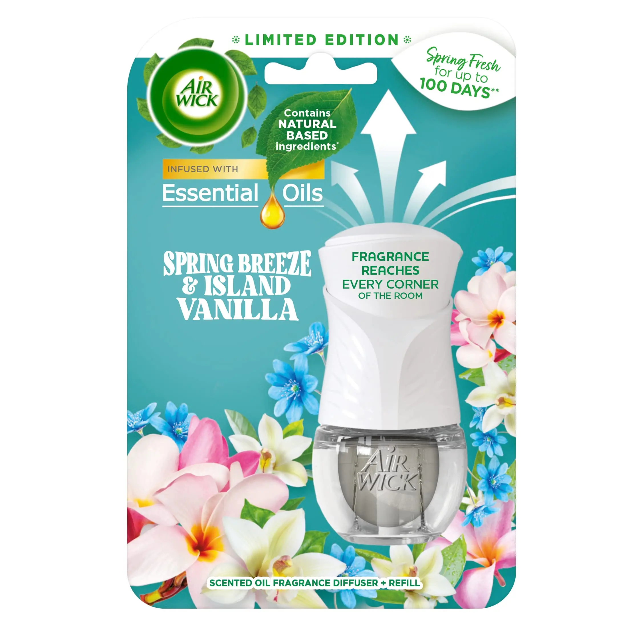 Air Wick Complete Spring Breeze and Island Vanilla Scented Plug In