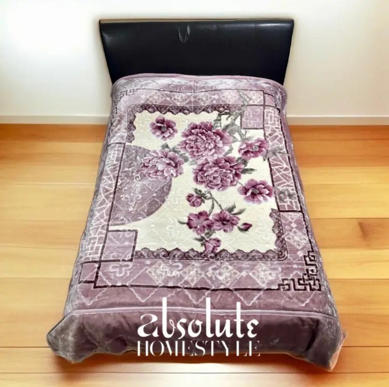 2Ply Reversible 6k Heavy Blanket Soft Thick Cloudy Faux Fur Mink Blanket Throw Bedspread 2