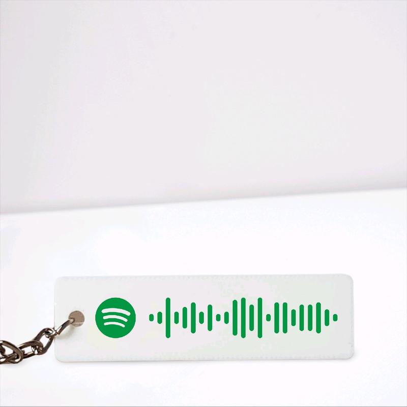 Spotify Code Keyring - Custom Bag Charm Keychain Keyring for Music Lovers 4