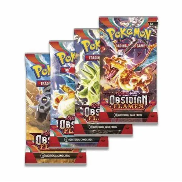 ***LIVE OPENING*** TRADING CARDS Scarlet & Violet Obsidian Flames Booster Pack