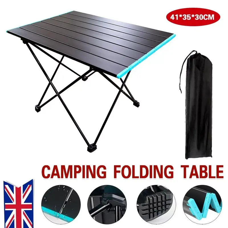 Product Introduction of Folding Camping Tables With Carry Bag Portable Garden Picnic BBQ Beach Fishing 2