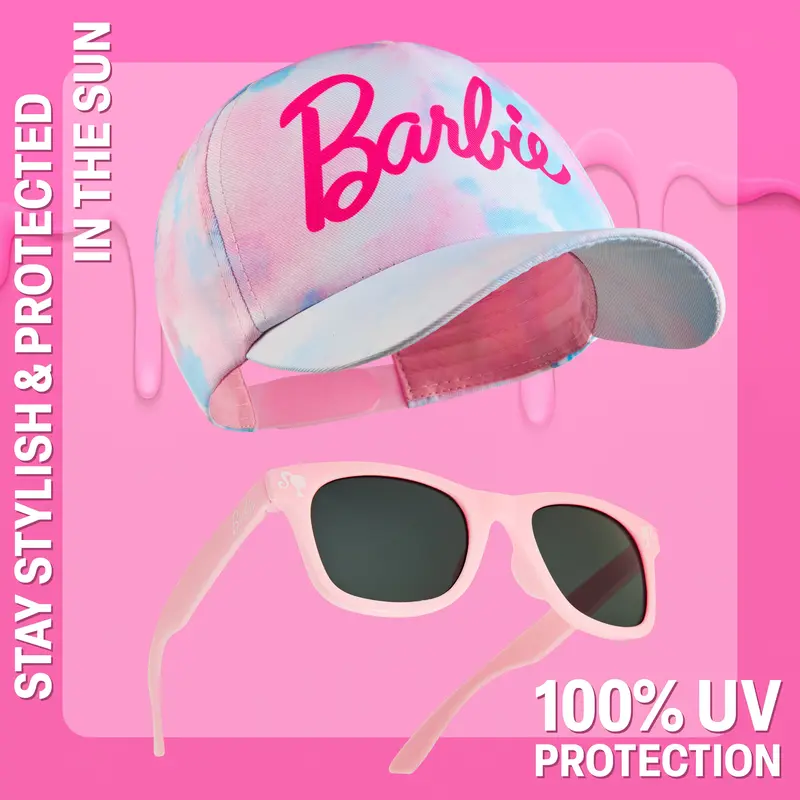 Barbie Girls Sunglasses and Baseball Cap Set 3