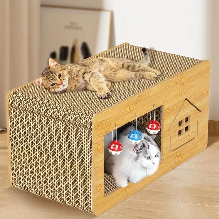 Cat Nest with Scratcher